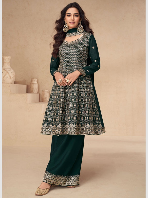 Buy Premium Chinnon Silk Salwar Kameez - Indian Dress