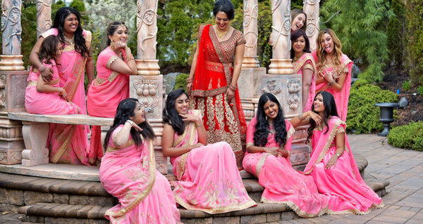 Fashionable Bridesmaids at Indian Weddings