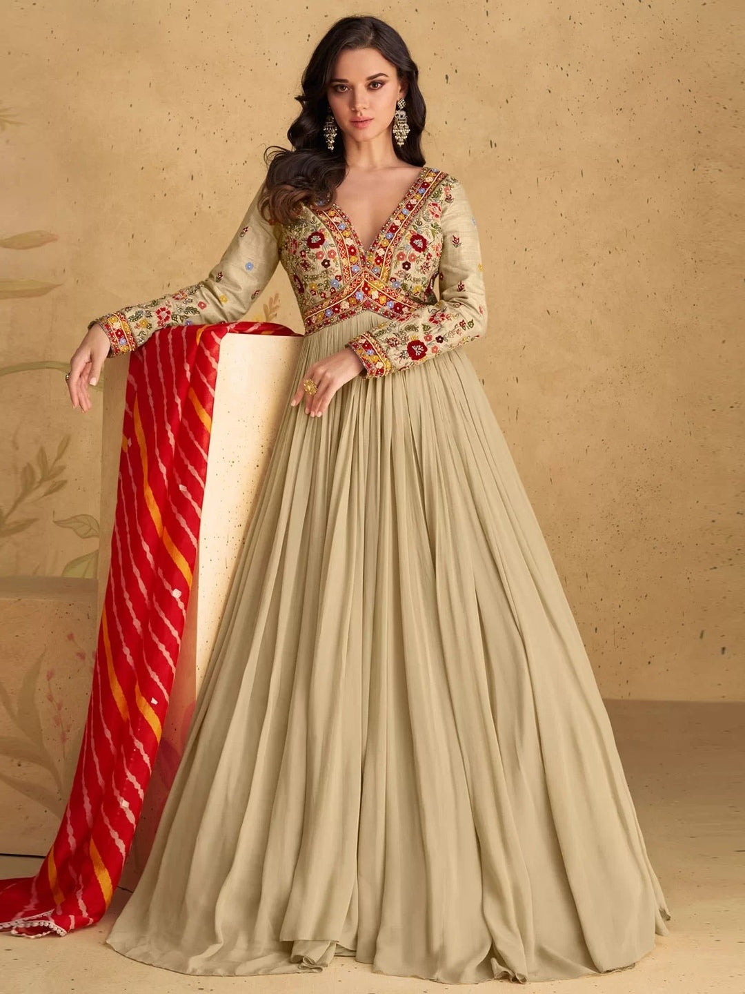 Silk Georgette - Anarkali Suit Silk Georgette - Anarkali Suit