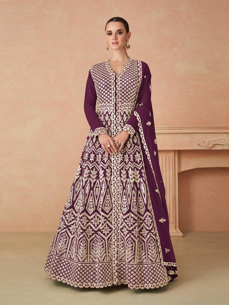  Salwar Kameez - Georgette Embroidery - Anarkali