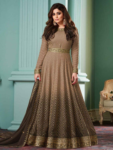 Real Georgette - Anarkali Dress Salwar Kameez