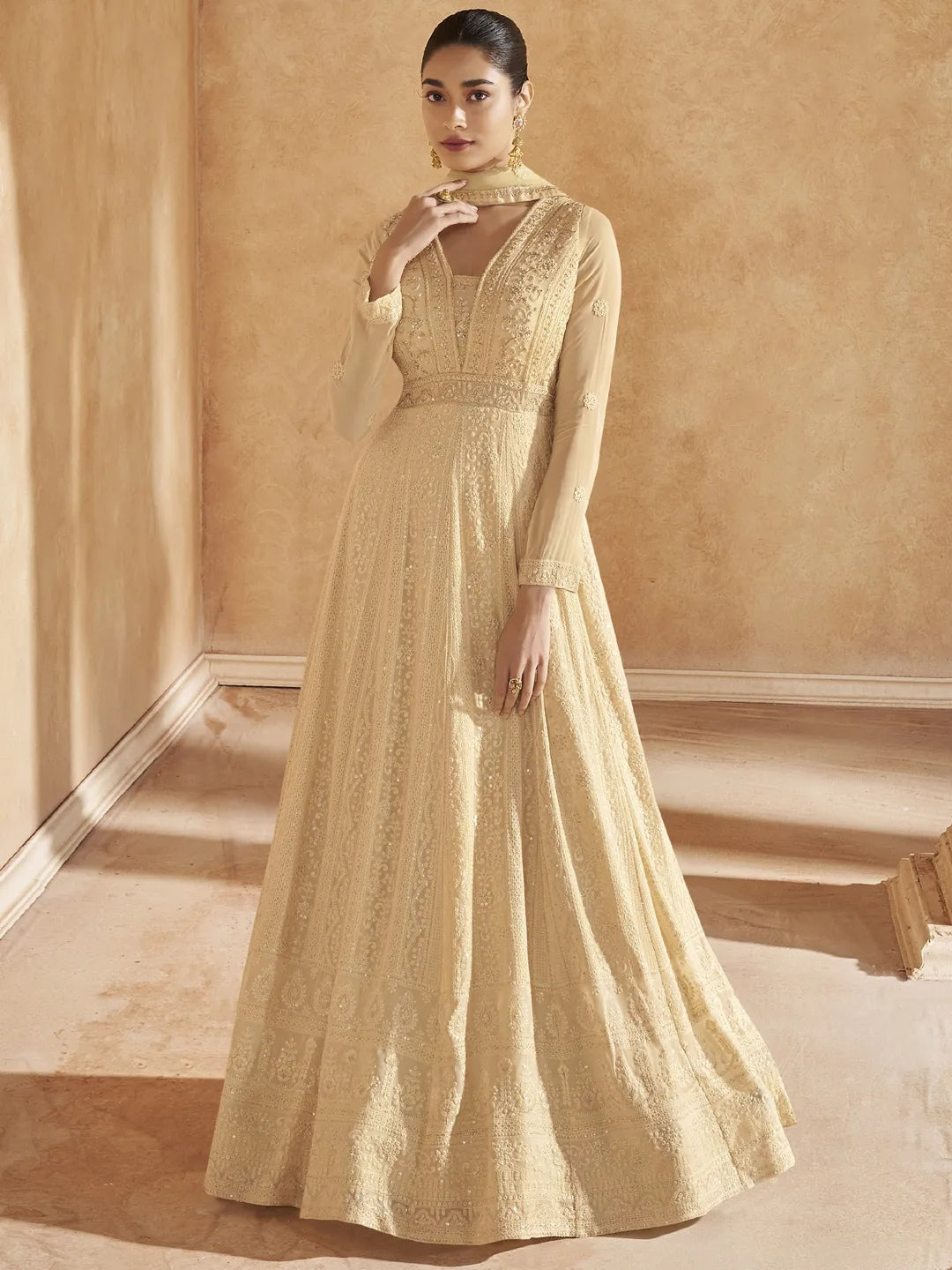 Georgette - Anarkali Dress Georgette - Anarkali Dress