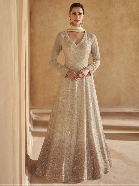 Party Salwar Kameez - Georgette - Anarkali Dress