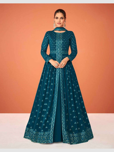 Georgette Indian Dress - Real Georgette - Anarkali