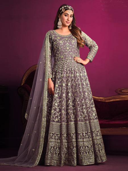 Net Salwar Kameez - Net - Anarkali Dress