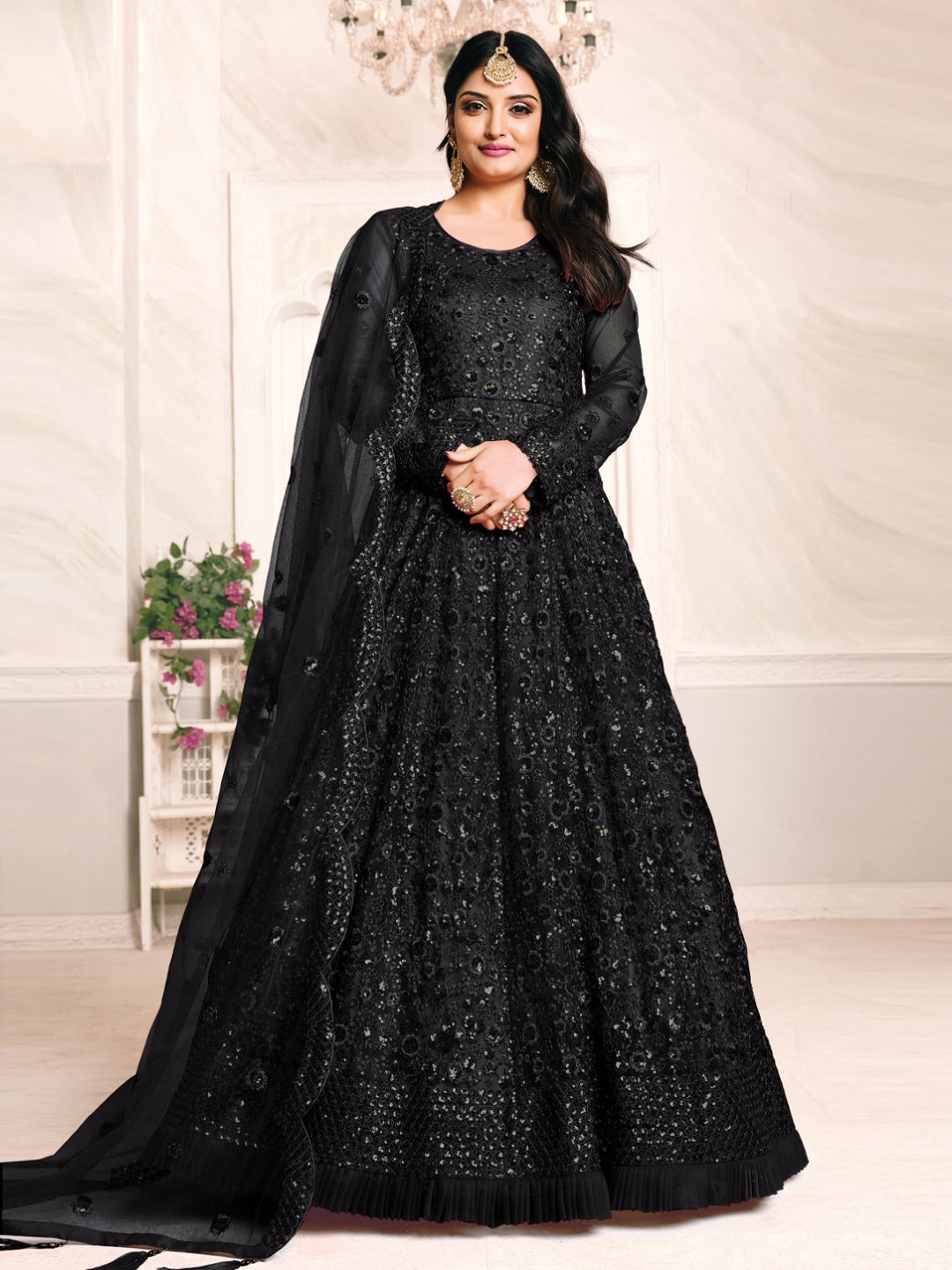 black party wear indian dresses Indian Black Dresses