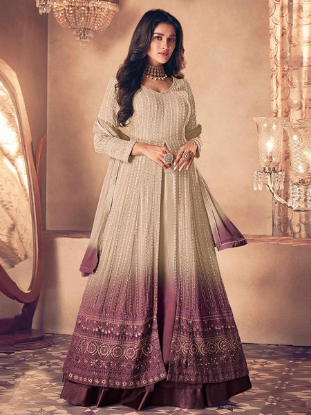 Party Indian Dress - Real Georgette - Anarkali Dress