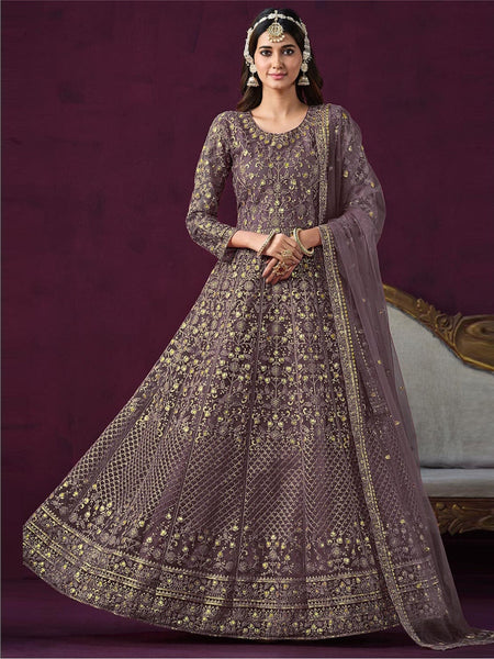 Net Salwar Kameez - Net on Santoon - Anarkali