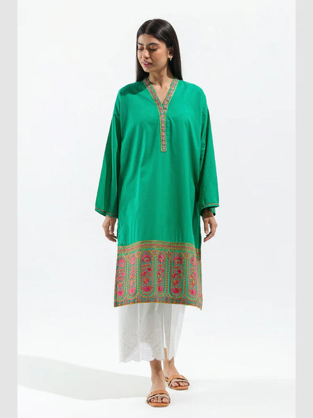 Pakistani Kurti - Embroidery on Lawn Kurti