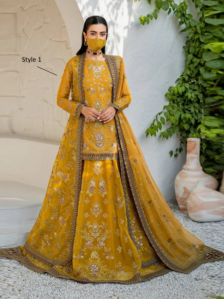 Pakistani Salwar Kameez - Designer Chiffon Embroidery