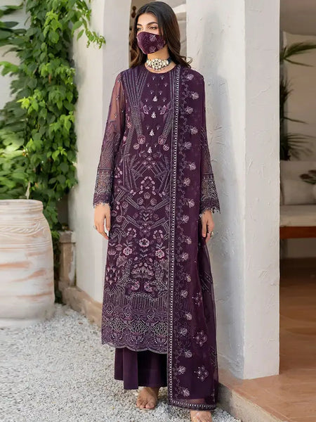 Pakistani Salwar Kameez - Designer Chiffon Embroidery