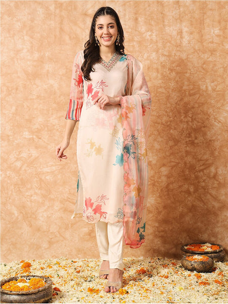 Kurti - Embroidered Kurta Set