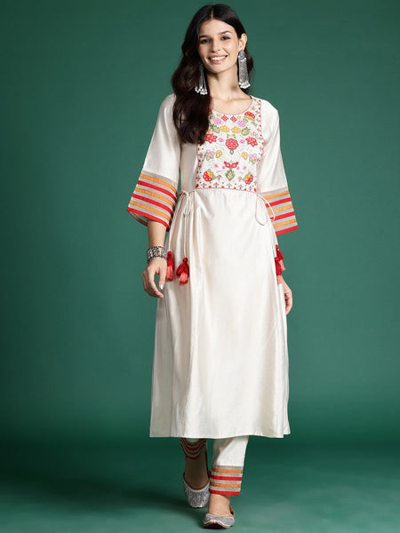 Kurti - Floral Kurta Set