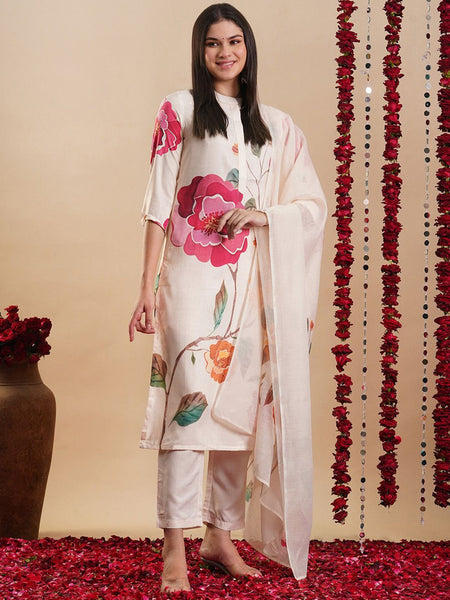 Kurti - Floral Kurta Set