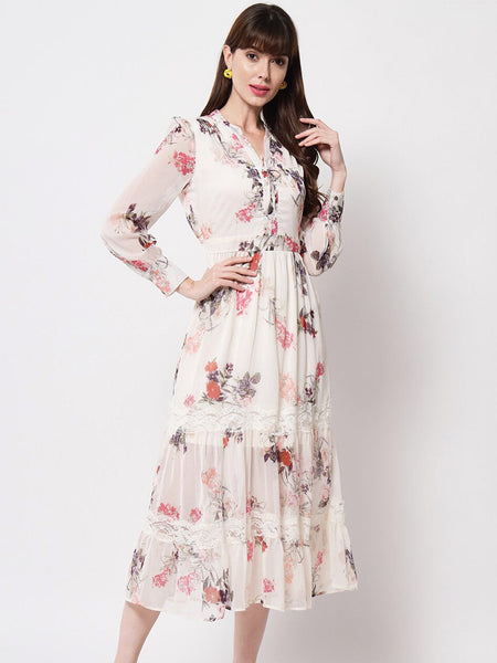 Kurti - Floral A-Line Kurti