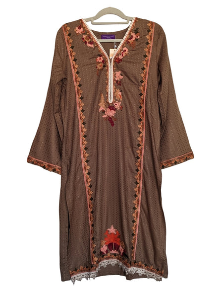 Pakistani Kurti - Embroidery on Lawn Kurti