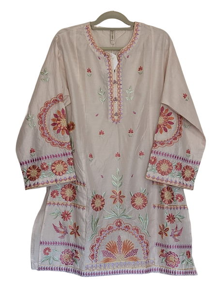 Pakistani Kurti - Embroidery on Lawn Kurti