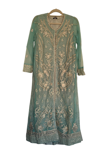 Pakistani Kurti - Embroidery on Net Kurti