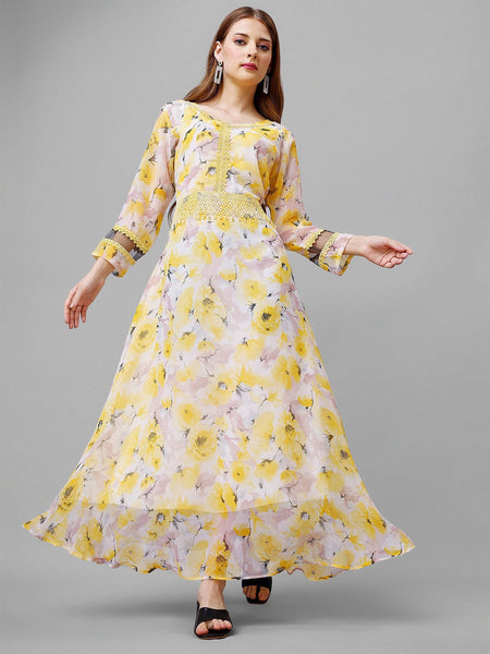 Kurti - Floral Lace  Kurti