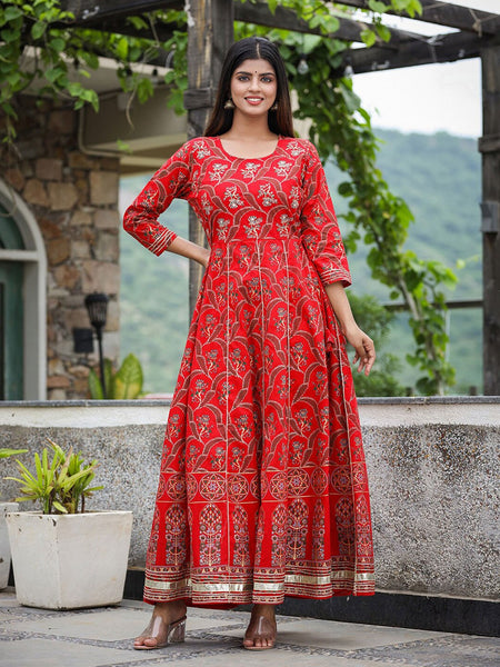 Kurti - Floral Ethnic Kurti