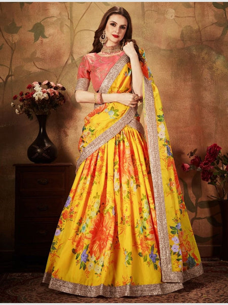 New Lehenga Choli - Organza & Silk Embroidery