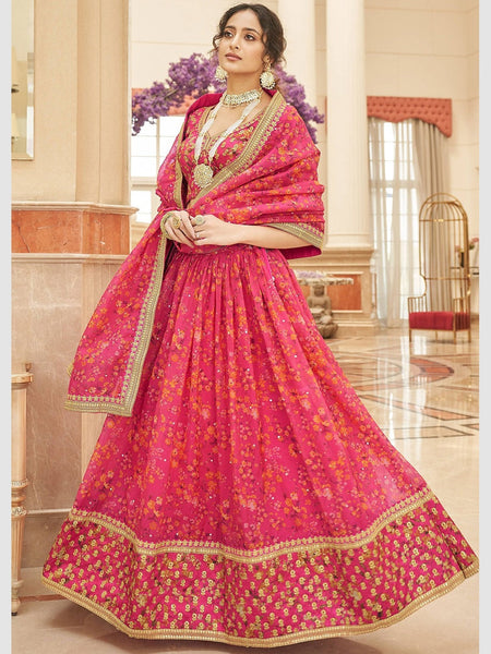 Silk Lehenga Choli - Art Silk Embroidery