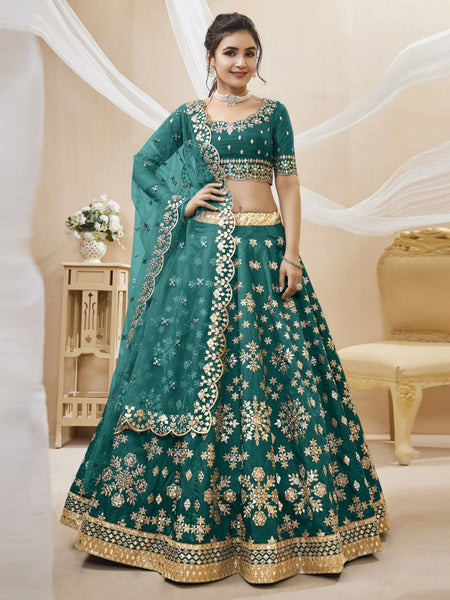 Grey Lehenga Choli - Embroidery on Art Silk
