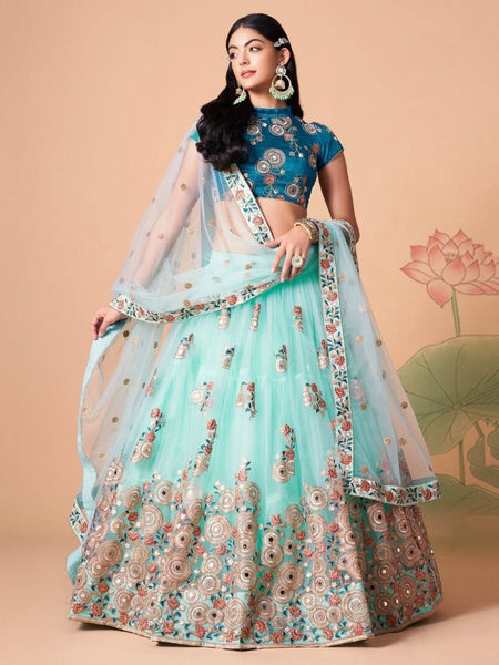 Silk Lehenga Choli - Art Silk Embroidery