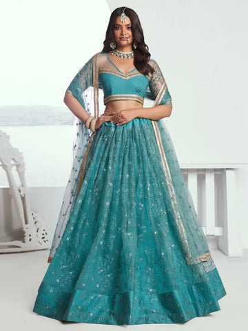 Buy Net Lehenga Free Shipping on Pure Net Indian Lehenga Choli Online Shopping in USA