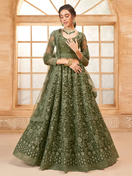 New Lehenga Choli - Luxury Net Embroidery