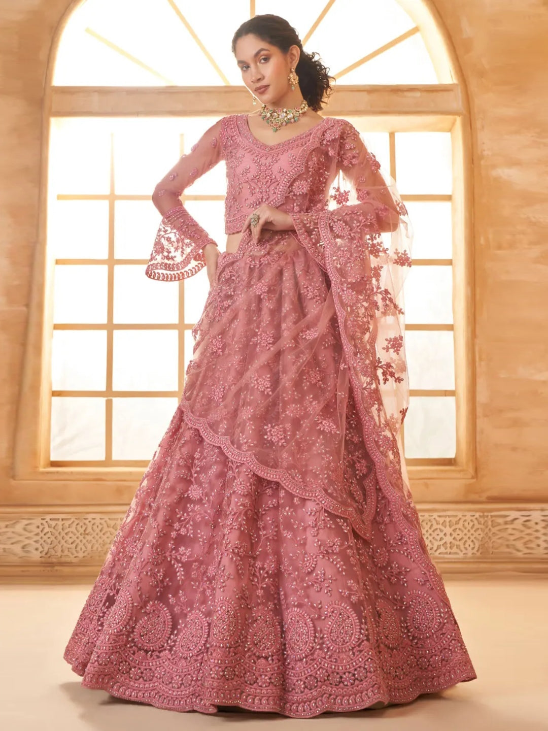 blush pink designer dress Blush Pink Designer Sequin Dress with Sheer Cape - Elegant Sparkly Maxi Dress
