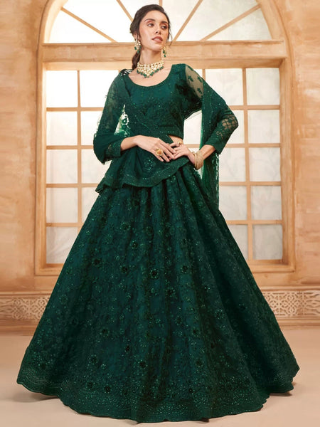 New Lehenga Choli - Luxury Net Embroidery