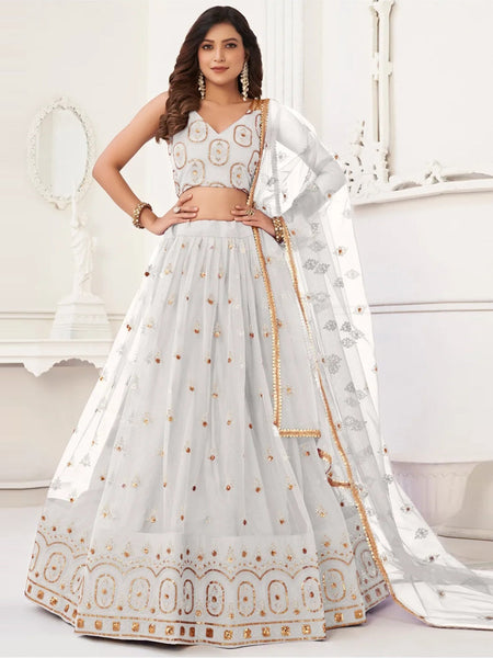 New Lehenga Choli - Butterfly Net Sequences