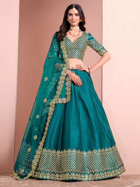 Silk Lehenga Choli - Art Silk Embroidery