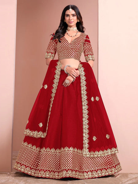 Silk Lehenga Choli - Art Silk Embroidery