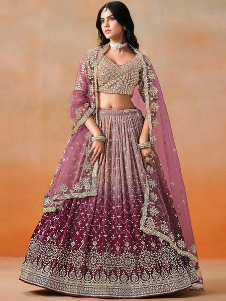 New Lehenga Choli - Sequins Zari Embroidery