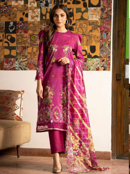 Casual Salwar Kameez - Embroidered Premium Lawn