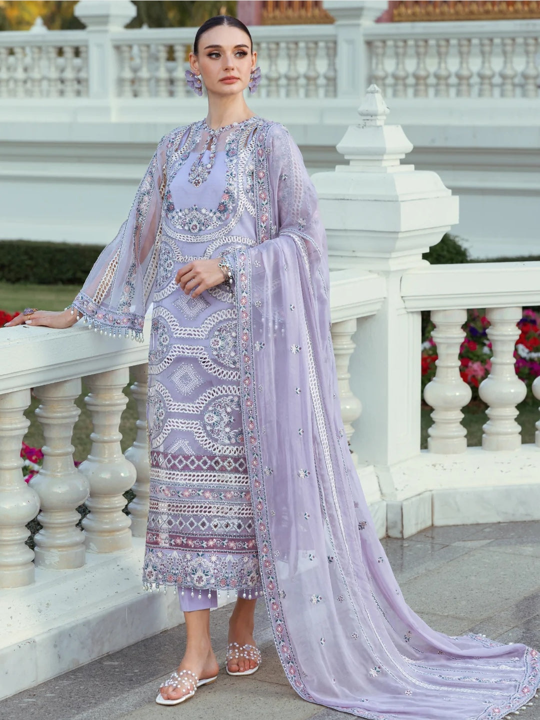 Designer Embroidered Organza Designer Embroidered Organza