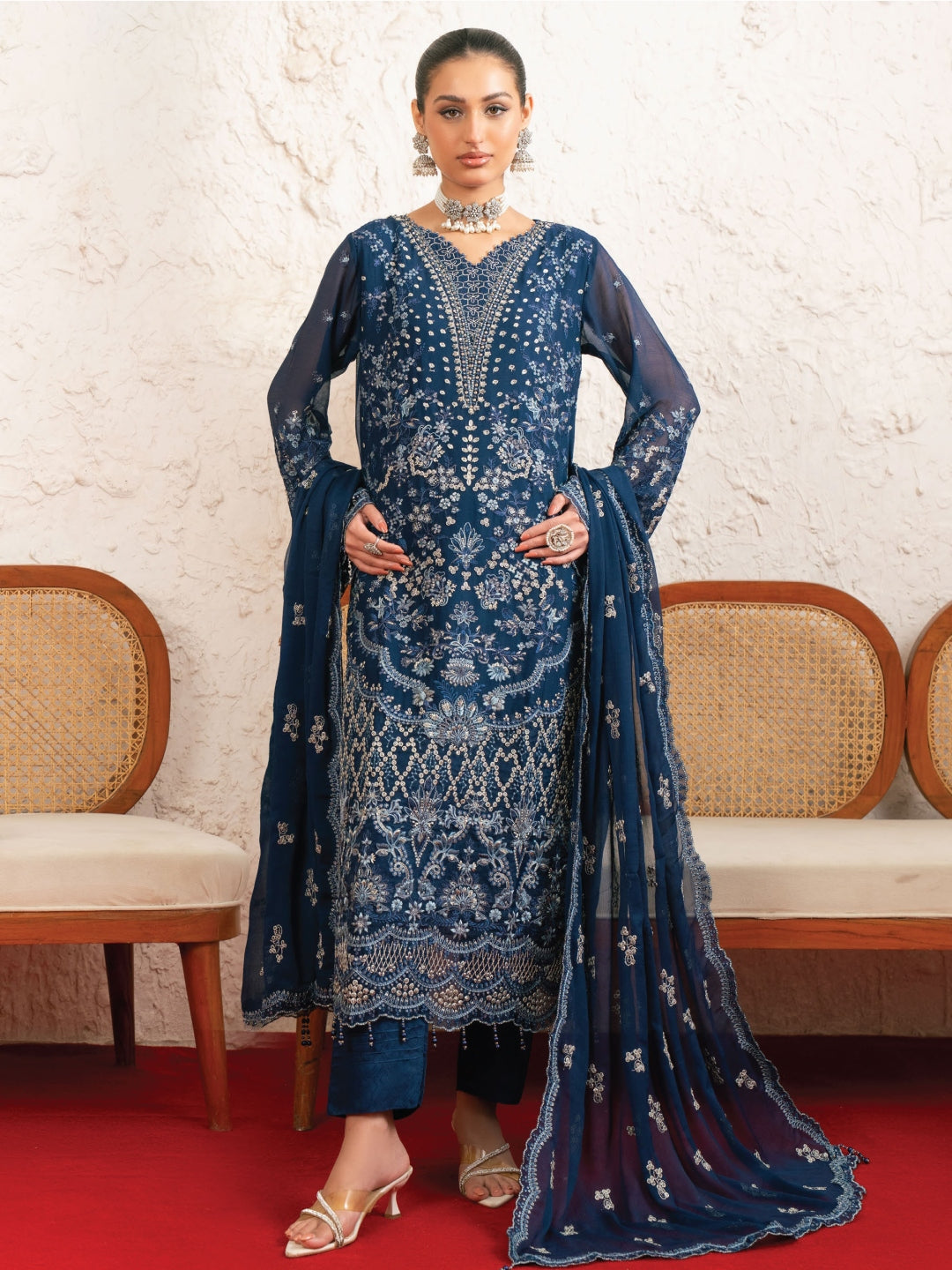 Pakistani Blue Dresses