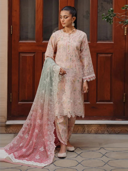 Lawn Pakistani Dress - Xenia Embroidered Lawn