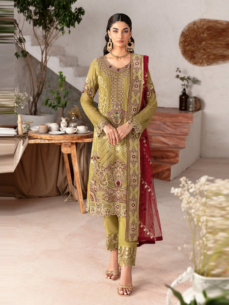  Salwar Kameez - Sequins Embroidered Chiffon