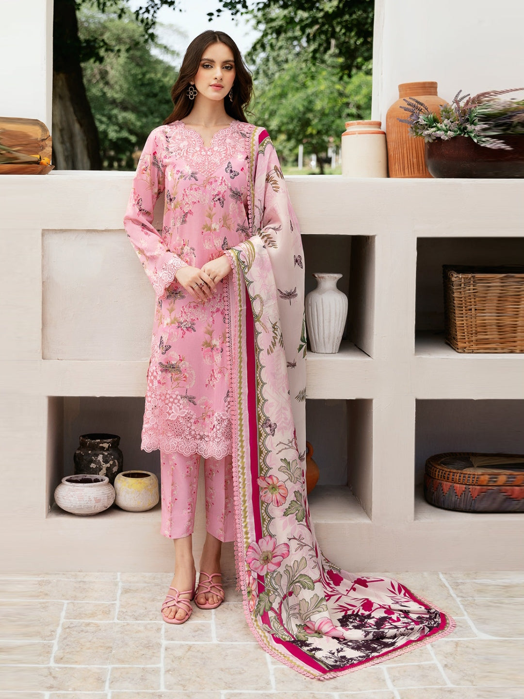 Ramsha Pakistani Dress Lawn Silk Pakistani Suit