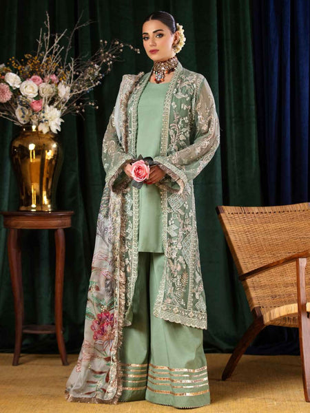Pakistani Salwar Kameez - Luxury Embroidered Chiffon