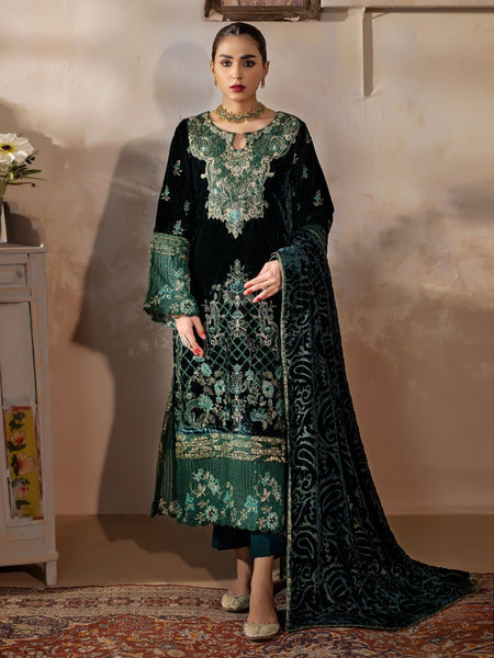 Velvet Salwar Kameez - Designer Luxe Velvet