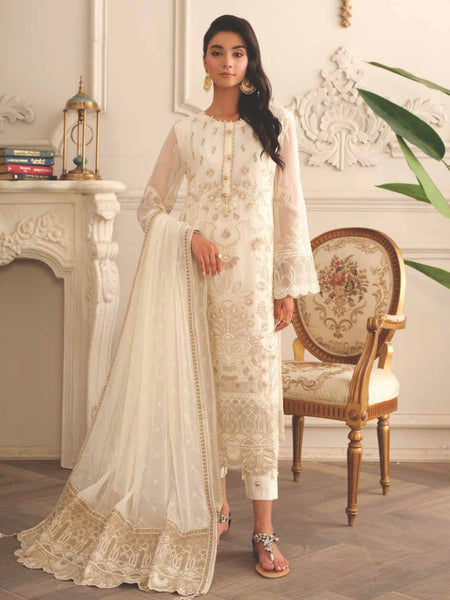 Pakistani Salwar Kameez - Premium Embroidered Chiffon