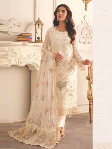 Pakistani Salwar Kameez - Premium Embroidered Chiffon