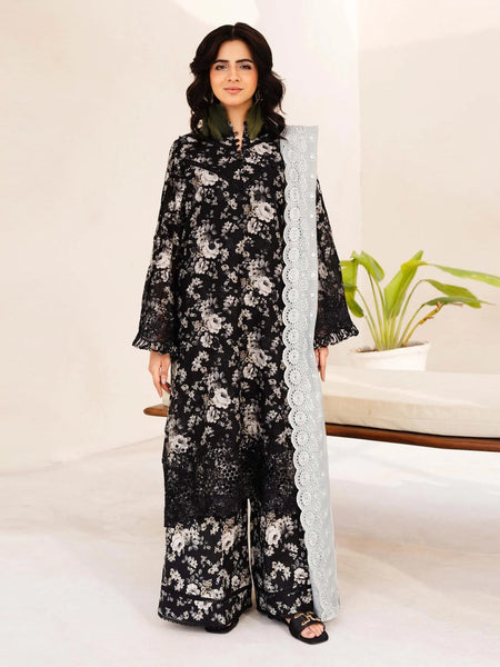 Lawn Pakistani Dress - Schiflli Embroidered Lawn