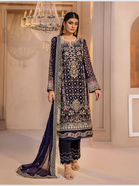  Salwar Kameez - Embellished Designer Chiffon