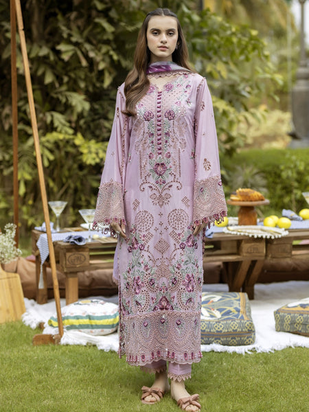  Pakistani Dress - Gardenia Lawn Embroidery