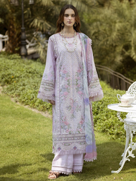 Pink Salwar Kameez - Gardenia Lawn Embroidery